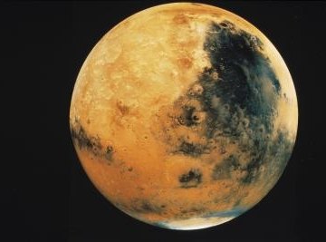 Mars, like Earth, experiences a change in seasons each year.