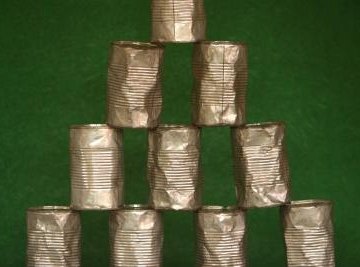 Cans are perhaps the most well-known use for tin.