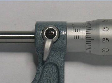 Screw gauge showing 5.78 mm