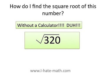 Find the square root of a number