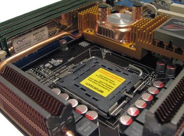 Gold in Computer Motherboard