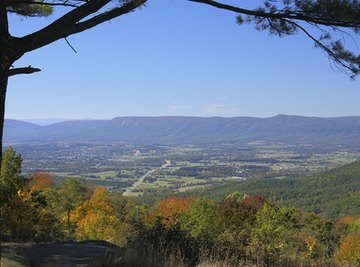 The Blue Ridge Mountains are home to old mountains and varied soils.