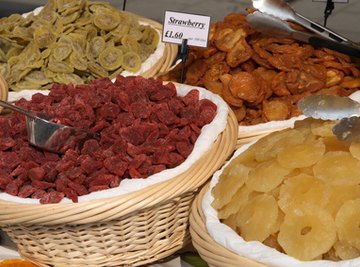 Dehydrating fruit is an exciting science fair project.