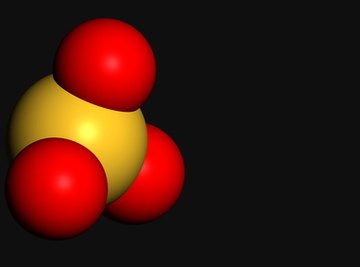 The size of a molecule is measured in three dimensions.