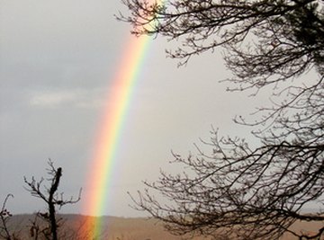 Rainbows are a great project on light refraction.