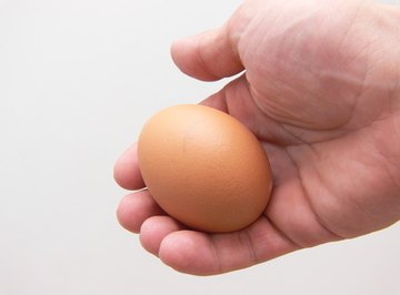 Calcium loss makes eggshells become rubbery. 