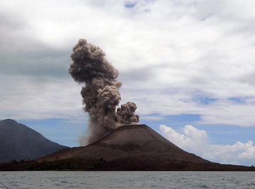 Pumice is made by erupting volcanoes.
