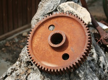 Silicone lubricant can protect gears from rusting.