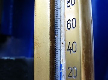 Use a pair of ordinary thermometers to test humidity levels.