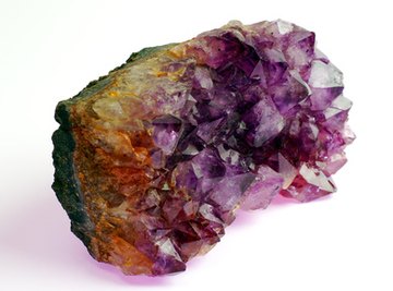Semi precious stones are part of the amethyst family.
