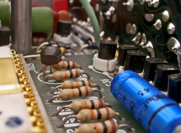 A series of in-circuit resistors