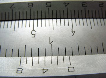 Micrometers can measure very small distances.