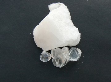Grow salt crystals to teach children how crystals form from a solution.
