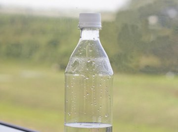 Water bottles can be used in a variety of science experiments.