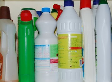 Household cleaning chemicals can be used to restore rubber.