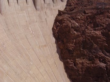Humans use dams to generate hydroelectric power.