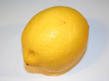 A lemon can help make electricity.