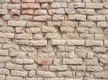 A wall built with mud bricks.