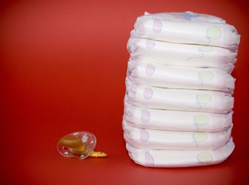 Diapers have water-absording polymers that can be used to make water crystals.