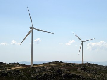 Modern wind turbines look different than classic windmills.