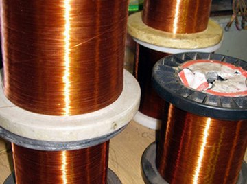 Coils of electric wire, used to make electromagnets, illustrate the deep connection between electricity and magnetism.