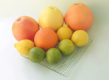 Citrus fruits have different levels of acidity.