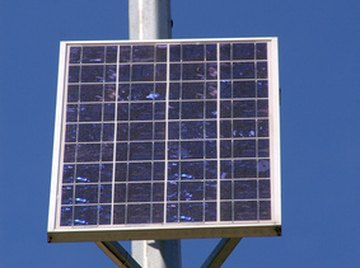 Typical residential solar panel