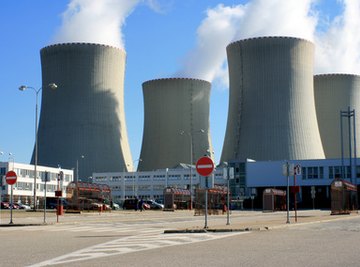 Nuclear power plants use nuclear fission to generate electricity.