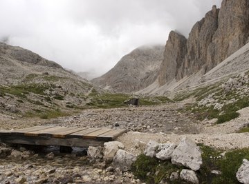 Weathering is the breakdown of rock into smaller fragments.