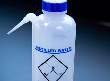 Distillation can separate pure water from contaminants.