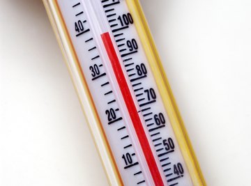 Most thermometers show Celsius on one side and Fahrenheit on the other.