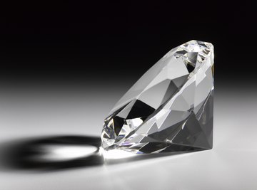 Diamond has an index of refraction of 2.42.