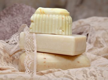 Soap consists of salts of lipid compounds that have partial solubility in water.