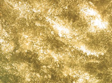 Gold surface.