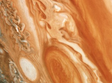 The whorls in Jupiter's atmosphere are long-lived and powerful storms.