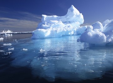 An iceberg is the solid state of water.