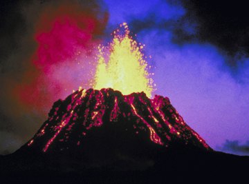 Volcanoes and earthquakes originate in the lithosphere.