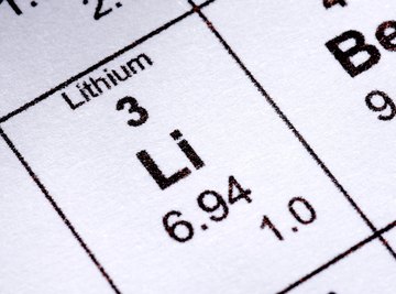 The smallest and least reactive of the alkali metals, lithium.