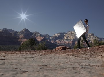 A method for collecting sunlight is central to a solar hot water system.