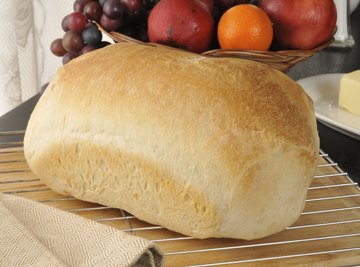 Loaf of white bread.