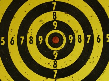 Shooting practice often uses a target