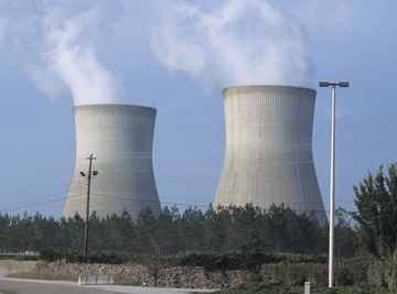 Nuclear power plants generate electricity without producing carbon dioxide.