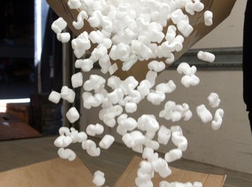 Styrofoam is dissolved by nonpolar solvents such as turpentine.
