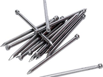 Nails and other steel objects can become magnetized when exposed to a magnet.
