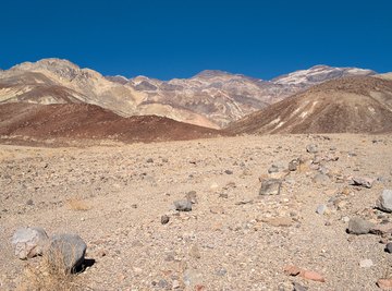 Heat is a major weathering force in Death Valley, New Mexico.