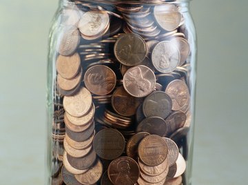 Depending on their age, some pennies will be more tarnished than others.