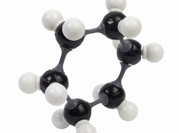 A cycloalkane is a ring of single-bonded carbons and hydrogens.