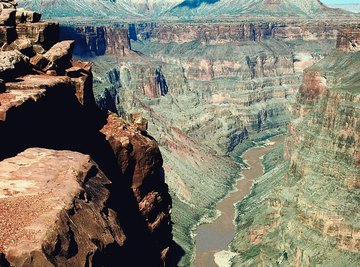 Both weathering and erosion act to form canyons.