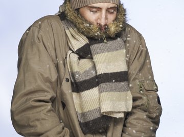 Shivering is an example of a reaction to maintain thermal homeostasis in your body.