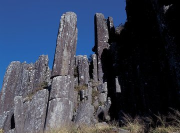 Many of Earth's structures are made up of igneous rocks.